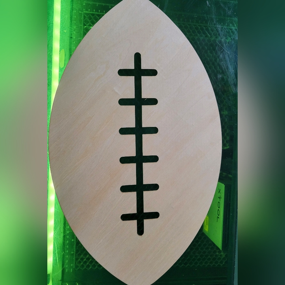 Wooden Football Wall Decor